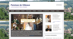 Desktop Screenshot of paroisse-vitteaux.com