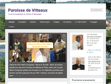 Tablet Screenshot of paroisse-vitteaux.com